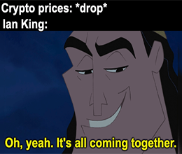 Emporer's New Groove Crypto Price Drop Meme