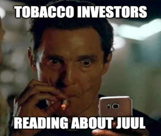 Simmer-Down Sunday: Smoke From A Distant Juul Fire