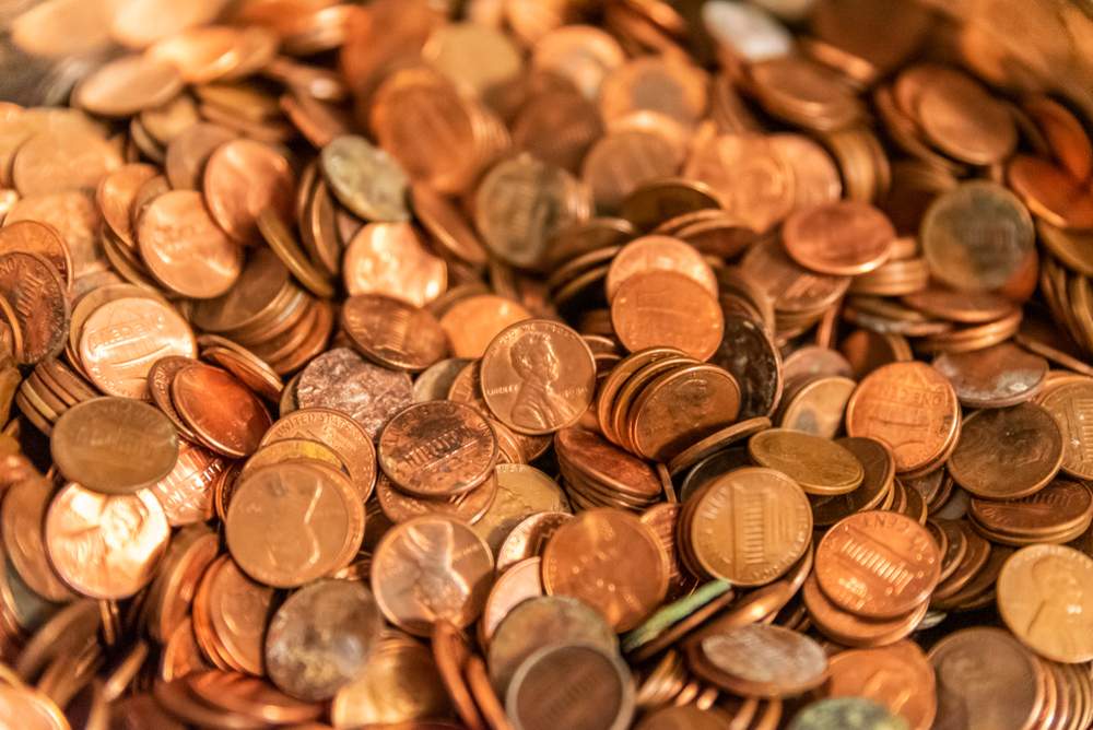 pennies produced before 1982 hare worth up to $0.03