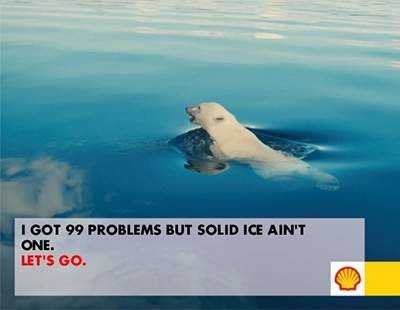 99 problems Shell polar bear meme