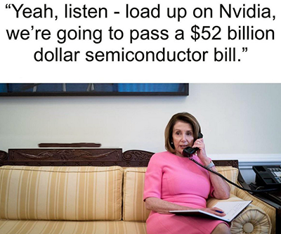 Nvidia semiconductor bill Pelosi meme