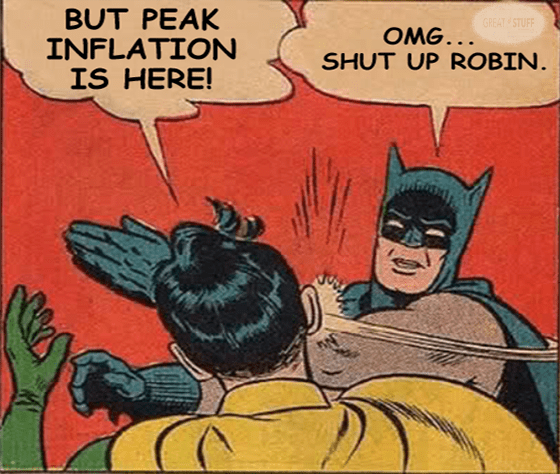 Peak inflation Robin Batman meme