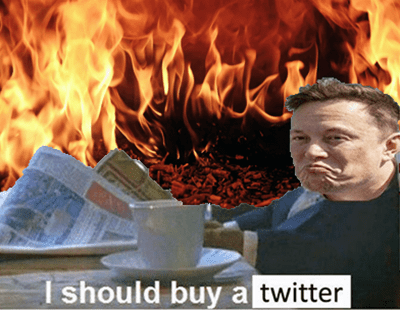 I should buy a Twitter flames meme