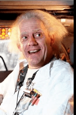 doc brown time machine