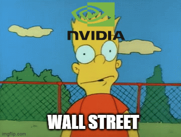 Nvidia punched by Wall Street Simpsons meme