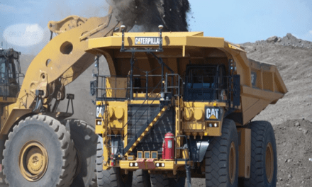 Caterpillar rock this town truck meme