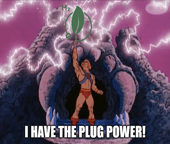 I have the Plug Power he-man meme