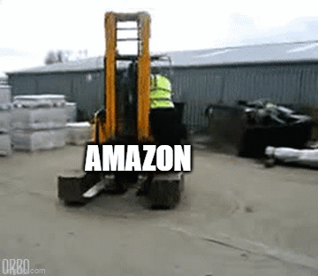 Amazon Plug partnership fuel cell forklift gif
