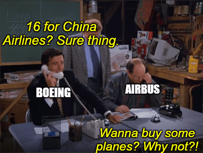 Boeing Seinfeld meme selling planes computers meme