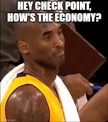 Check Point how's the economy soft meme
