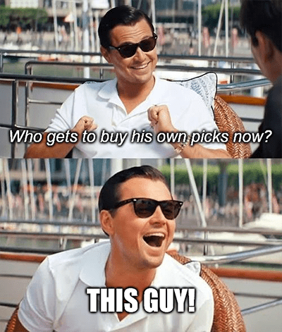 Who can buy Great Stuff Picks this guy meme