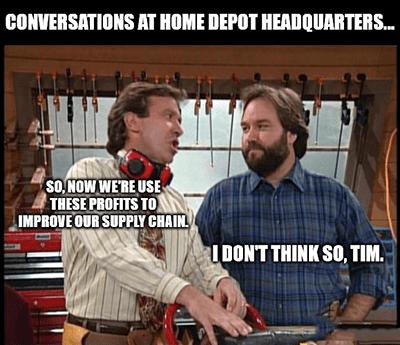 Home Depot don't think so Tim meme