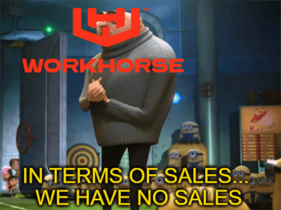 Workhorse terms of sales we have no sales meme