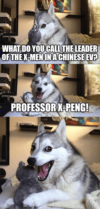 Xpeng Chinese stocks disappointing guidance meme