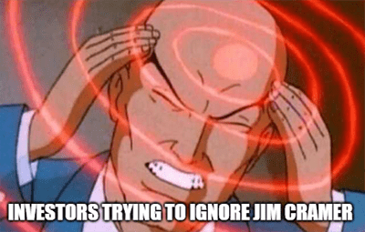 Investors trying to ignore Jim Cramer meme