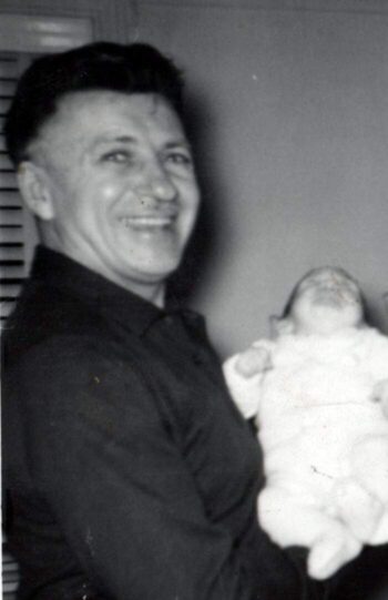 Grandpa Louie holding Charles