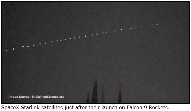 spacex starlink satellites