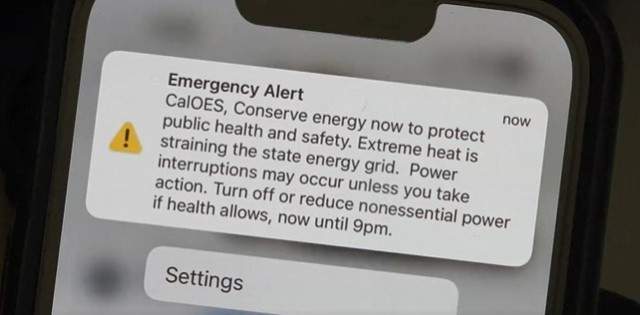 California energy grid fails