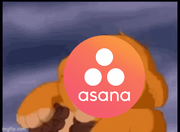 Lion King throwing Asana gif