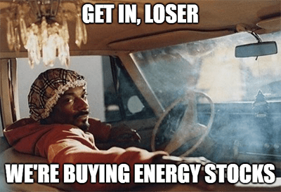 Snoop get in loser buying energy stocks meme
