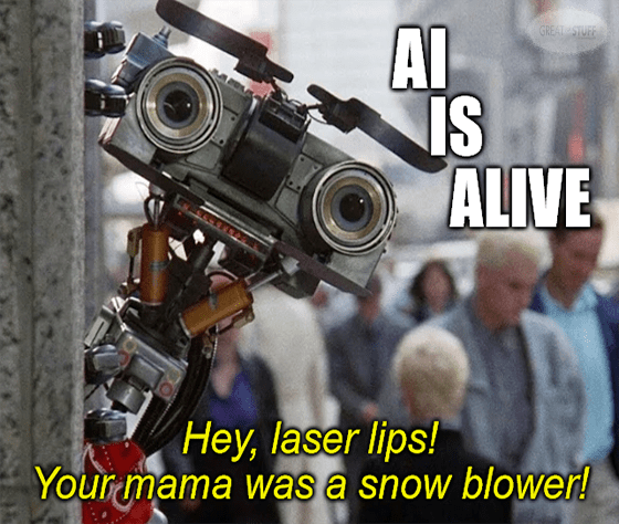 AI artificial intelligence is alive meme