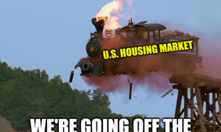 Housing market off the rails crazy train meme