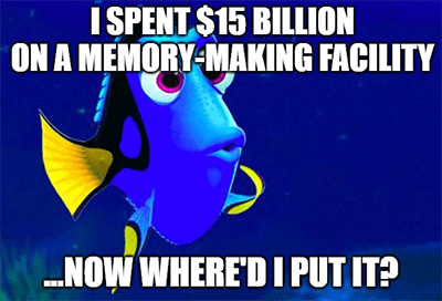 Micron invest $15 billion memory making Dory meme