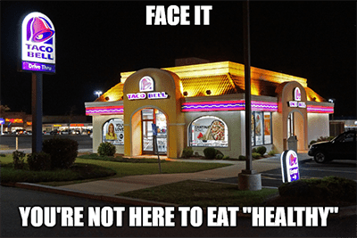 Tacbo Bell healthy meme