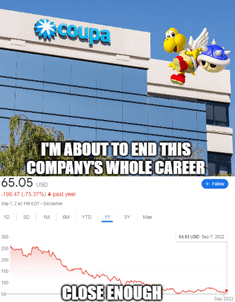Coupa software Koopa meme