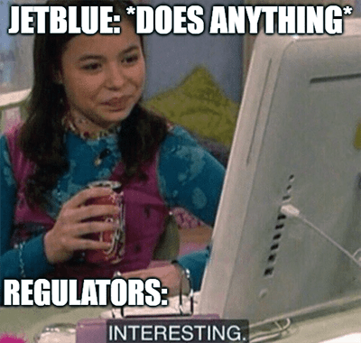 JetBlue does anything iCarly interesting meme