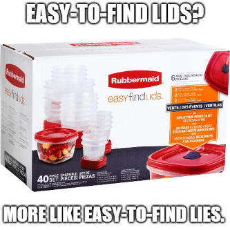 Easy to find lids easy to find lies meme