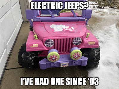 Electric Jeeps Barbie toy meme