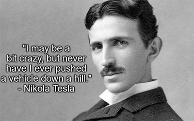 Nikola never pushed truck downhill meme