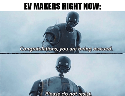 Star Wars EV oil meme