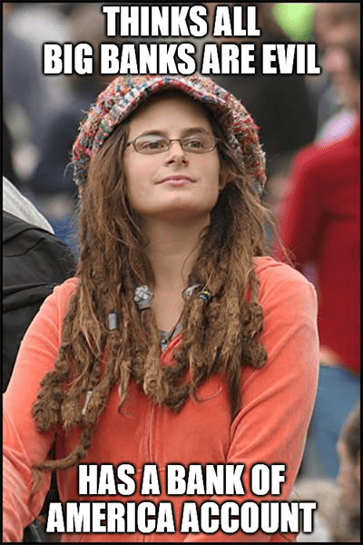 Hipster Bank of America meme