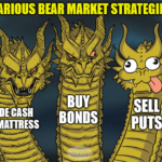 Bear market strategies put selling dragons meme