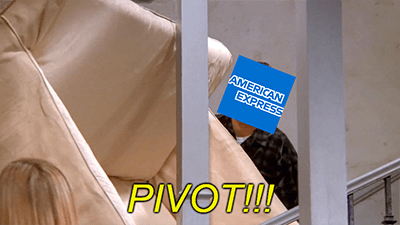 American Express pivot cash reserves meme