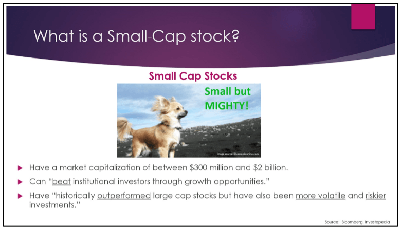 what is a small-cap stock?