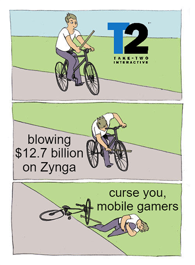 Take-Two blowing billions on Zynga meme