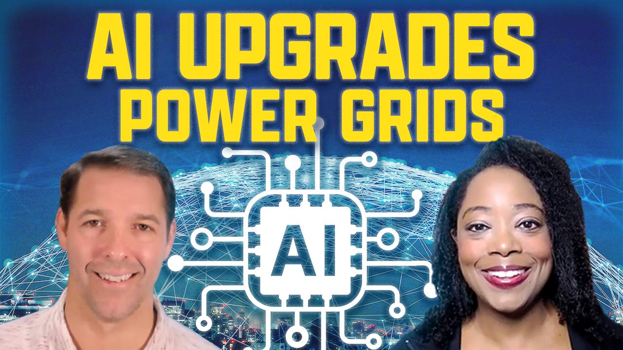 AI is upgrading power grids in the power sector.