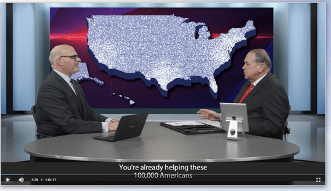 Charles Mizrahi and Mike Huckabee Miracle on Main St.
