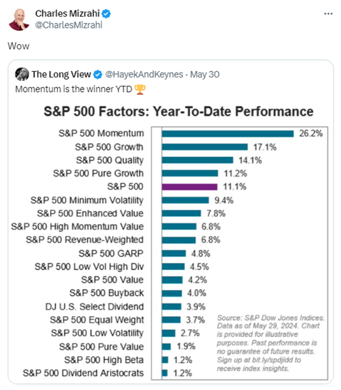 S&P 500 factors