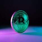 Bitcoin standing on desk