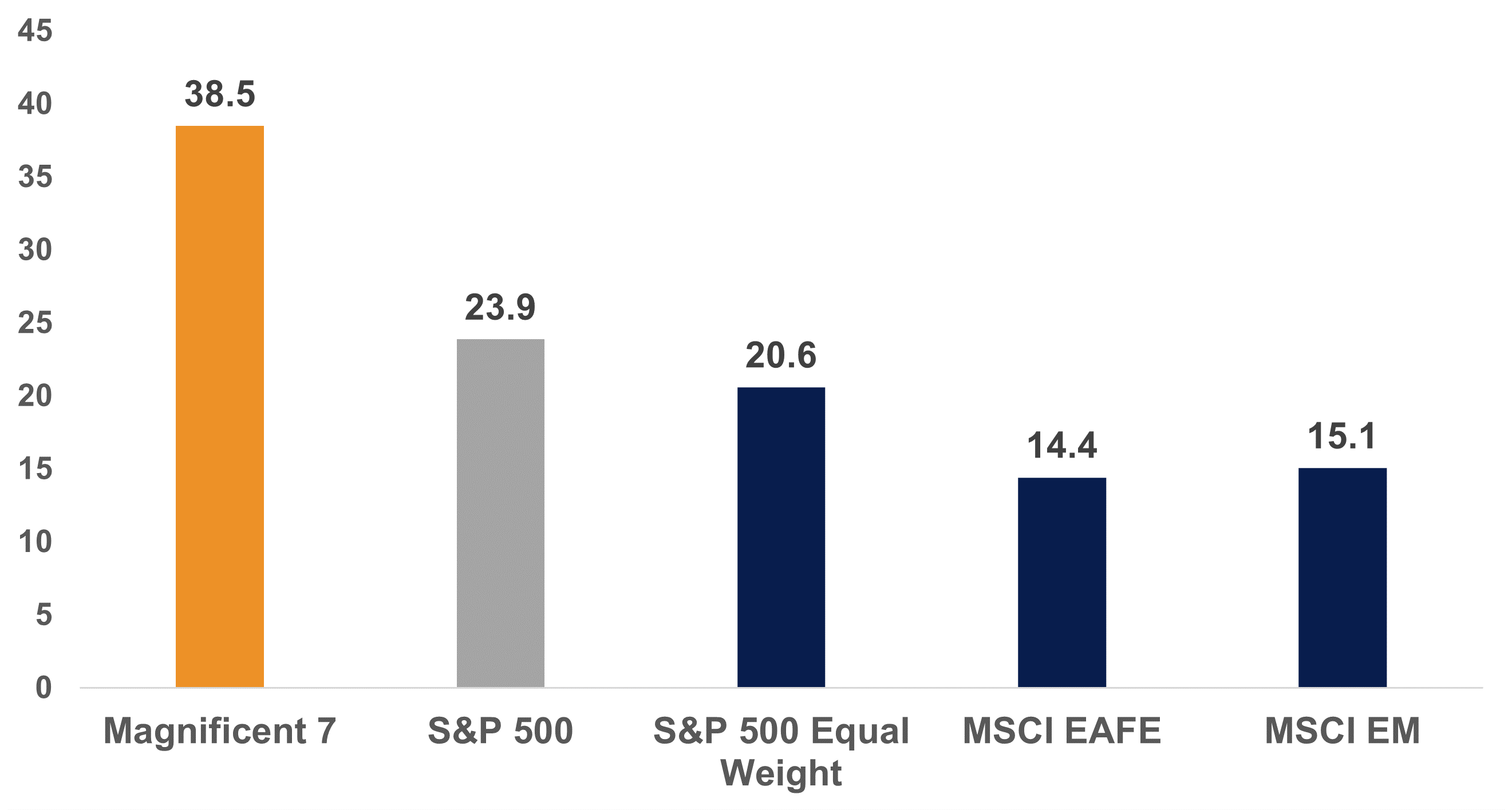 Magnificent 7 reach sky-high valuations