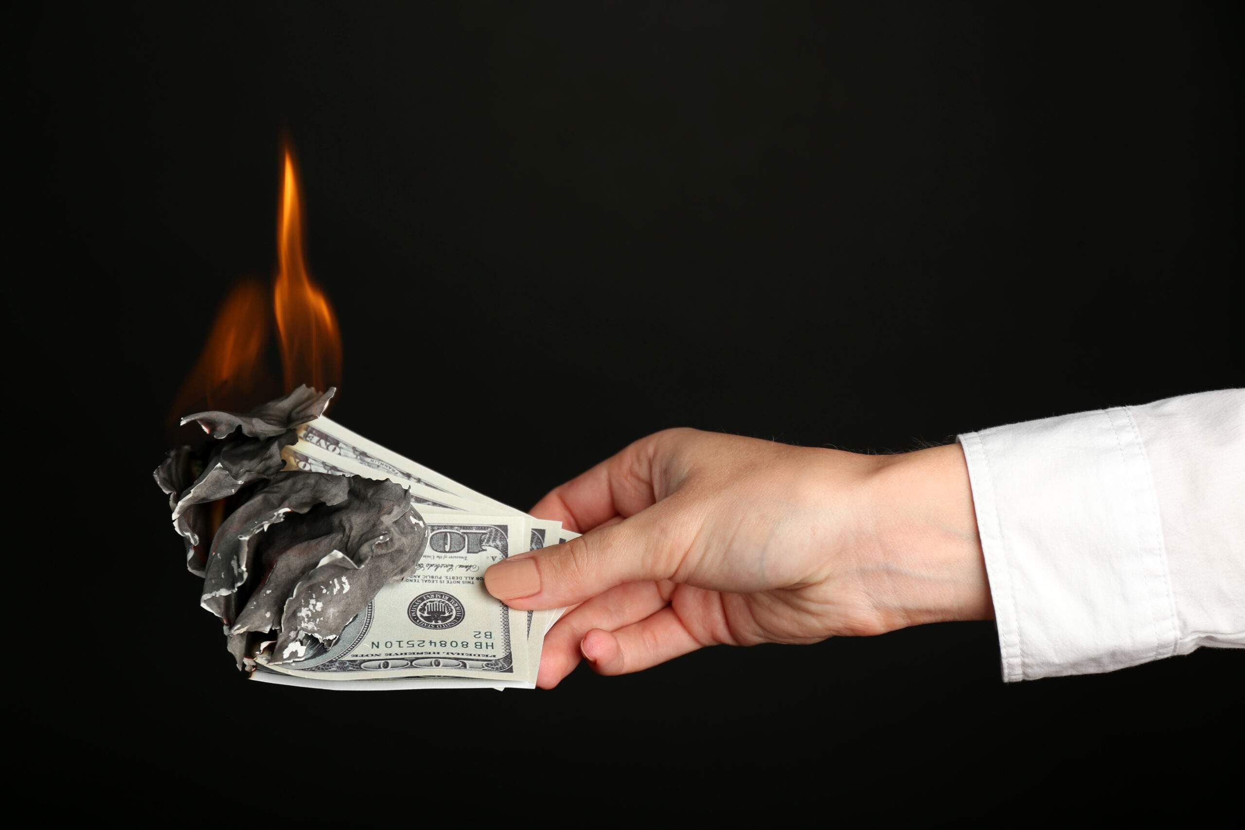 Magnificent 7 burning cash