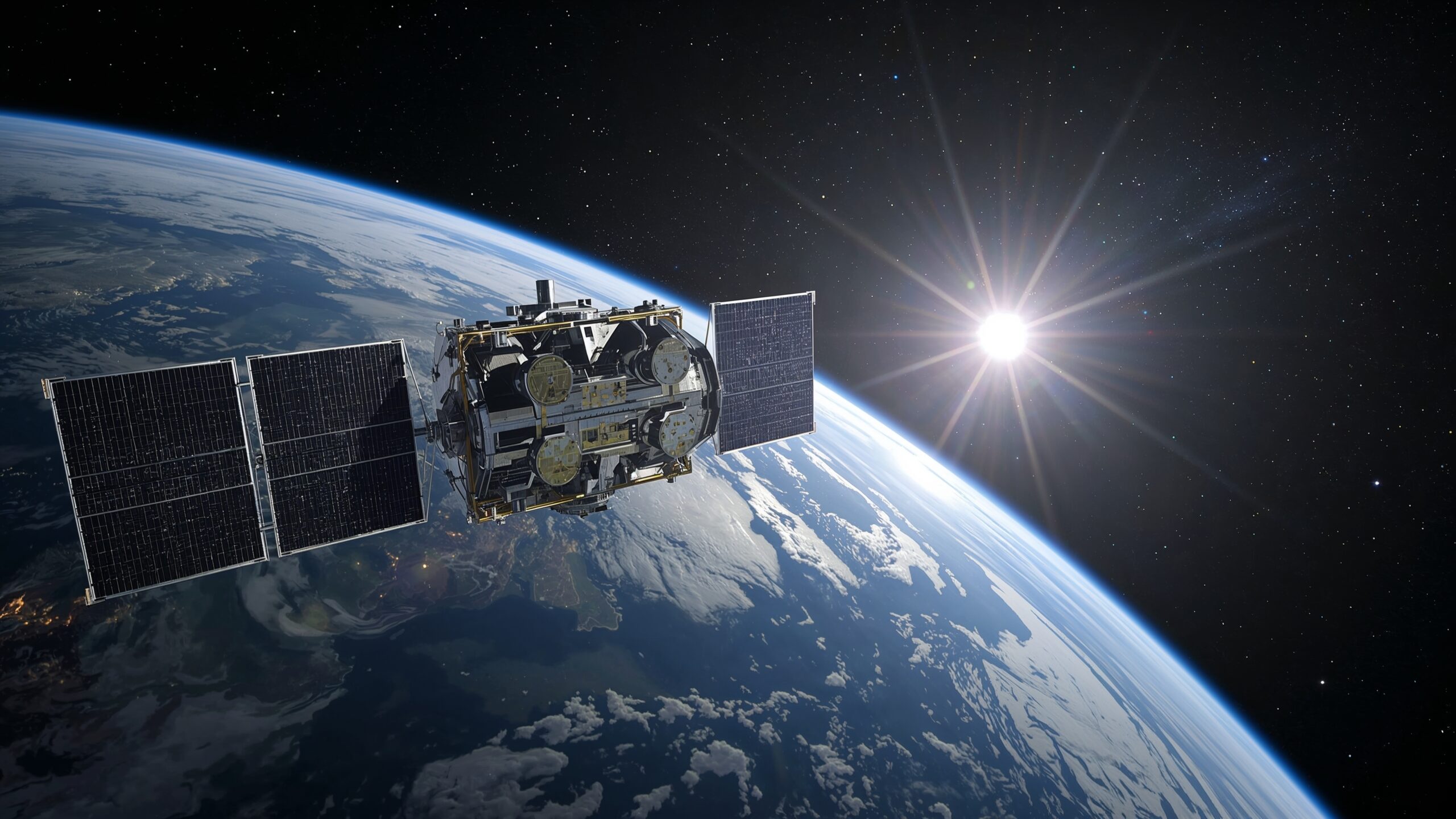 What happens when space becomes crowded with satellites?
