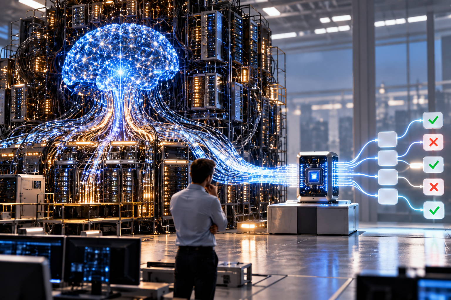 How could we rethink the use of AI models to make them faster and cheaper?
