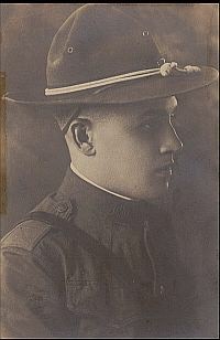 The author's grandfather, J. Carl Bauman, 29th Division, 15th Infantry Regiment – a.k.a. the “Blue and Gray”