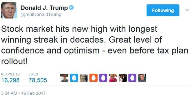 It seems that there could be significant consequences if President Donald Trump fails to deliver after lifting spirits and stock prices so much.