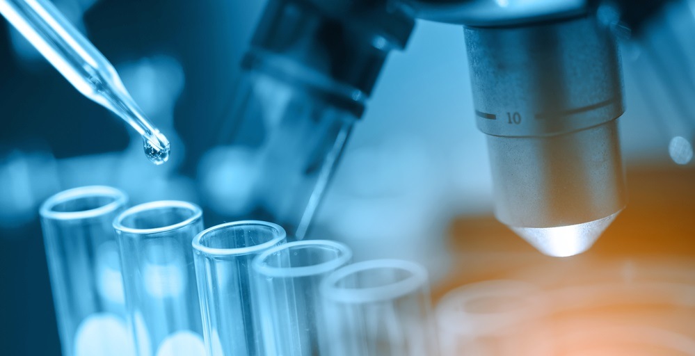 biotech ETF and test tubes